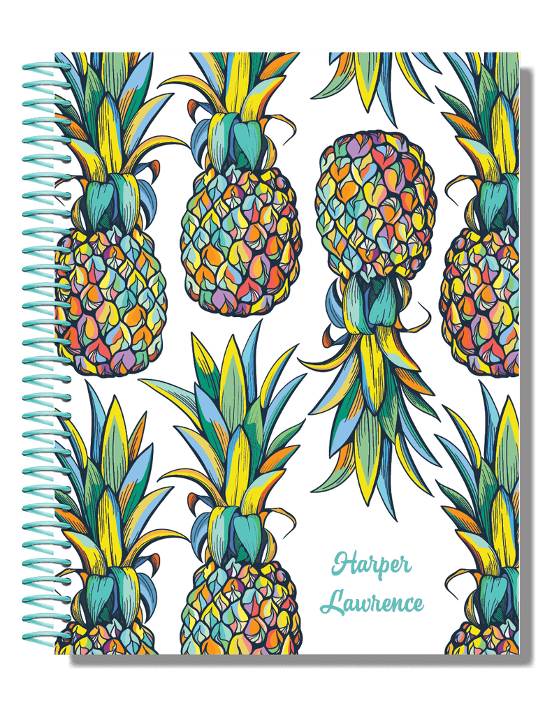Weekly diary planner pina colada