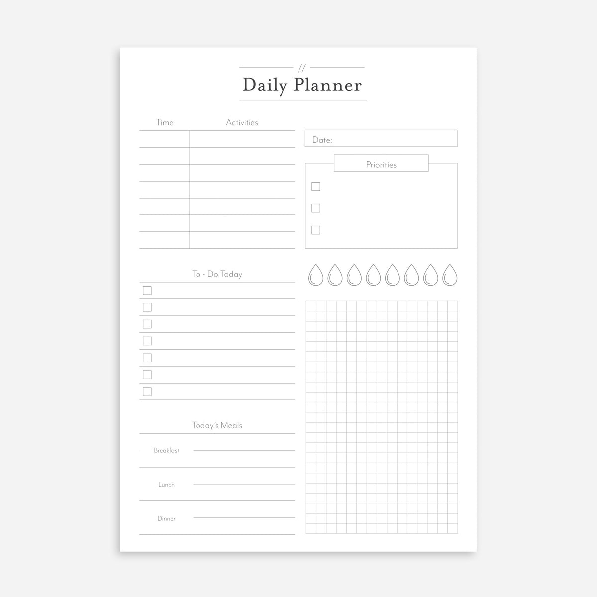 Planning Notepads – Bullet Planner