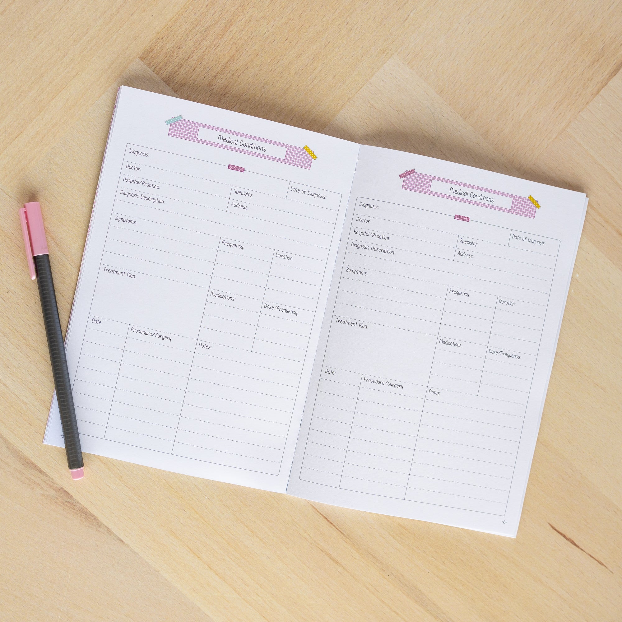 Medical Record Book Australia | Health Journal – Bullet Planner