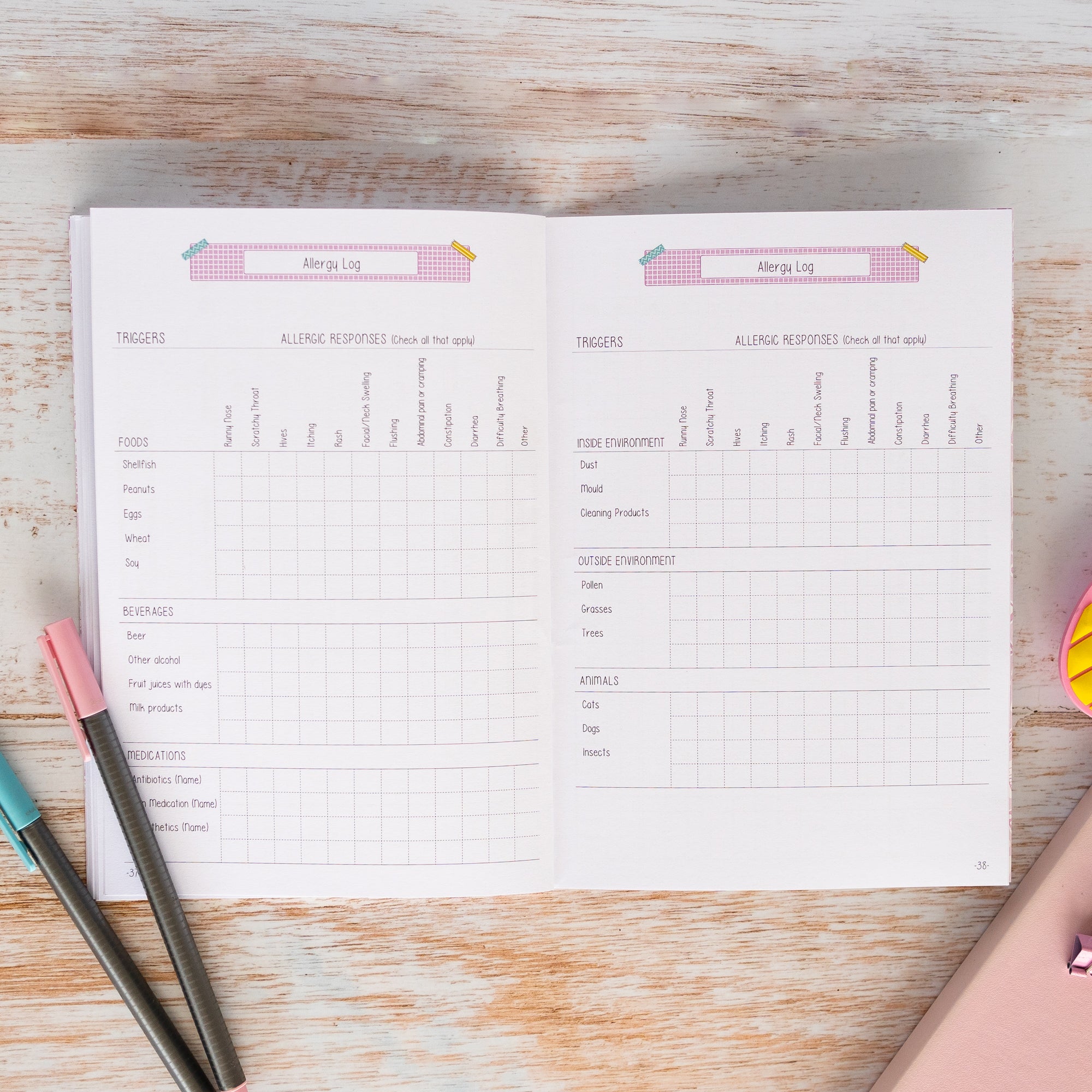 Medical Record Book Australia | Health Journal – Bullet Planner