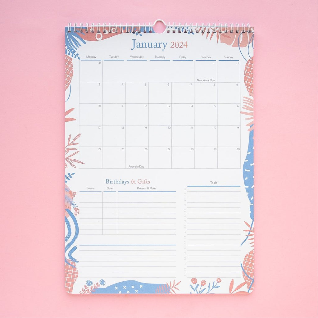 2024 Australianmade Wall Calendars High Quality Wall Planners and