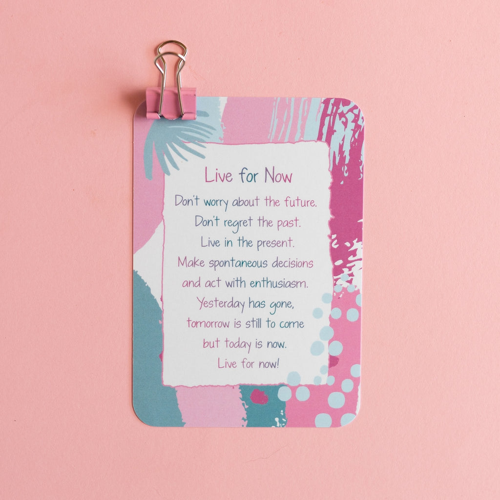 'Happy Life' Daily Affirmation Cards - Bullet Planner