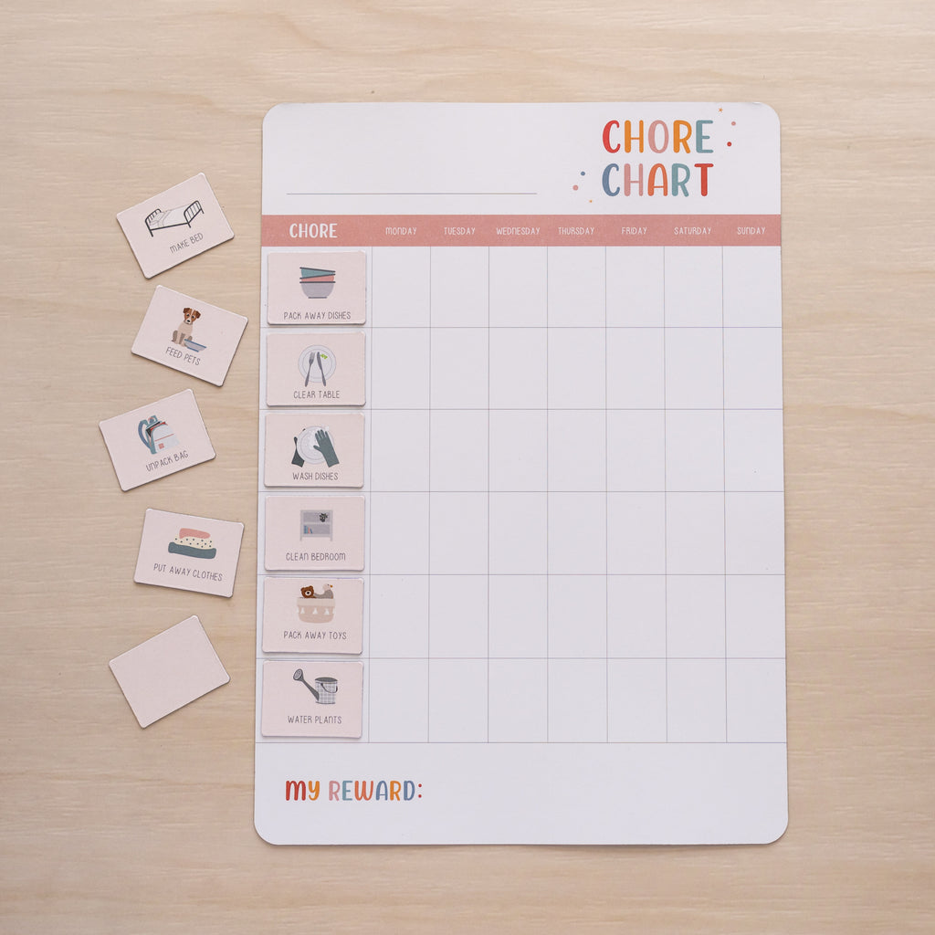 Magnetic Chore Chart for Kids | Bullet Planner